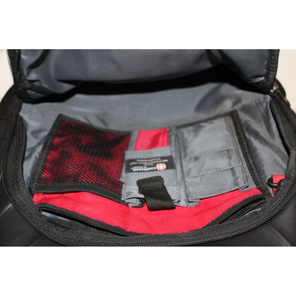 Wenger Swiss Gear Pegasus 17" Laptop Computer Backpack Black/Gray - Picture 7 of 7